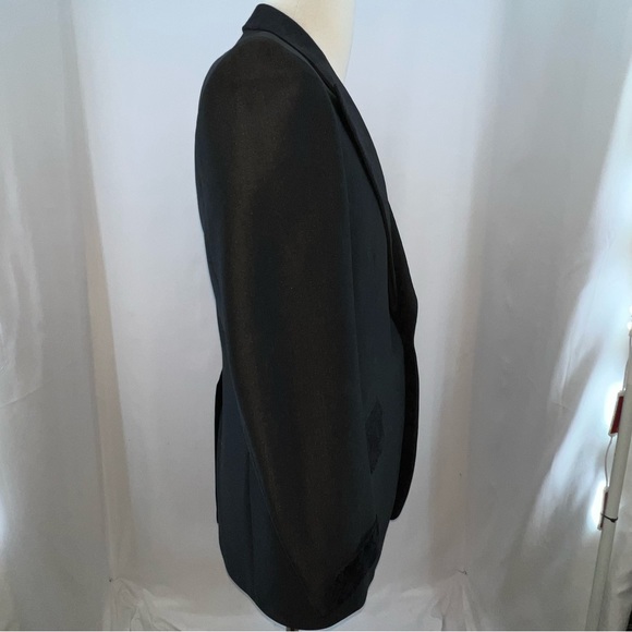 Colbert's Harry Holland Vintage Black and Engraved Look Blazer Jacket - Picture 2 of 15